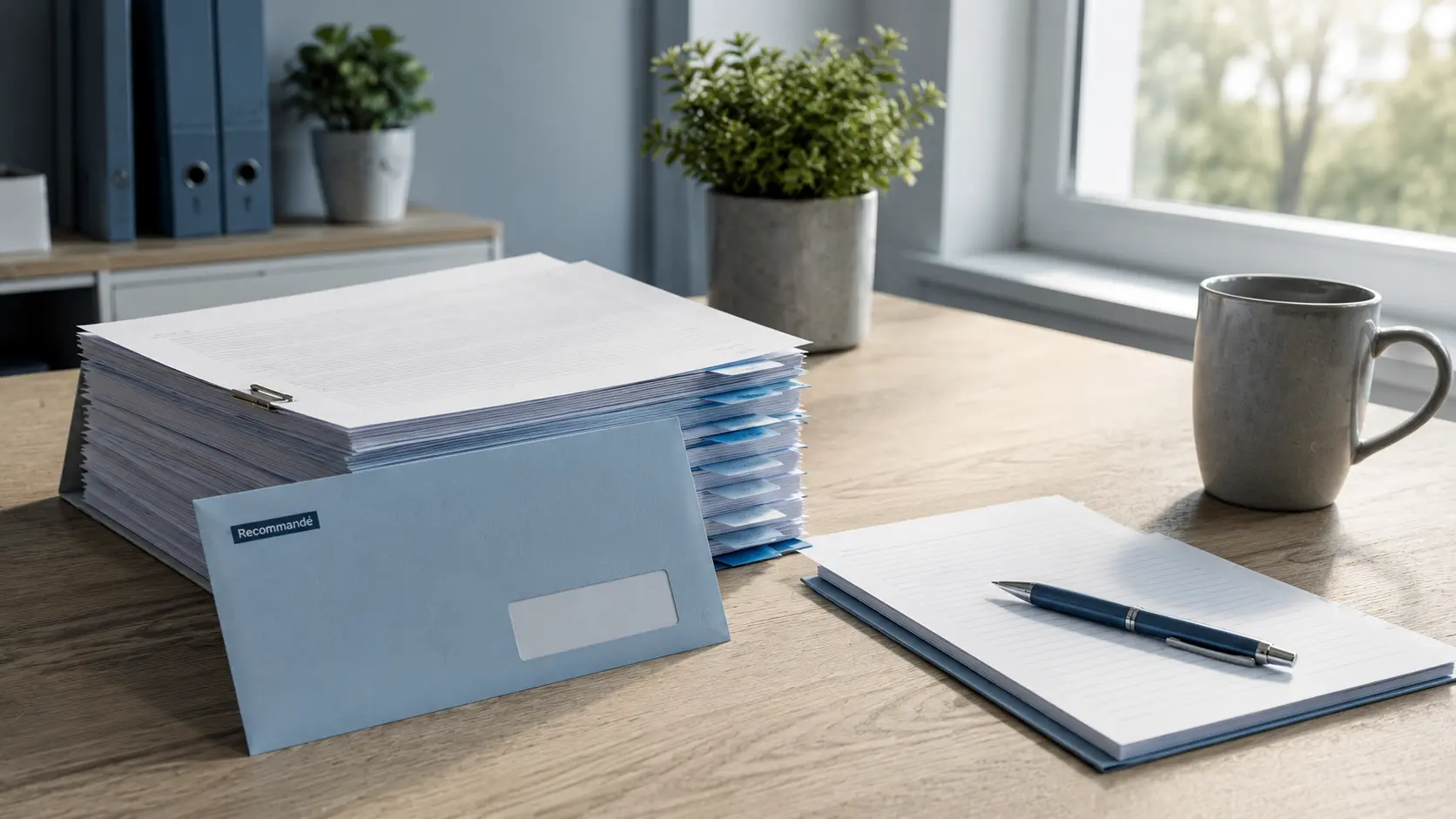 Dossier de contestation CPAM en cours de préparation avec documents administratifs et courriers