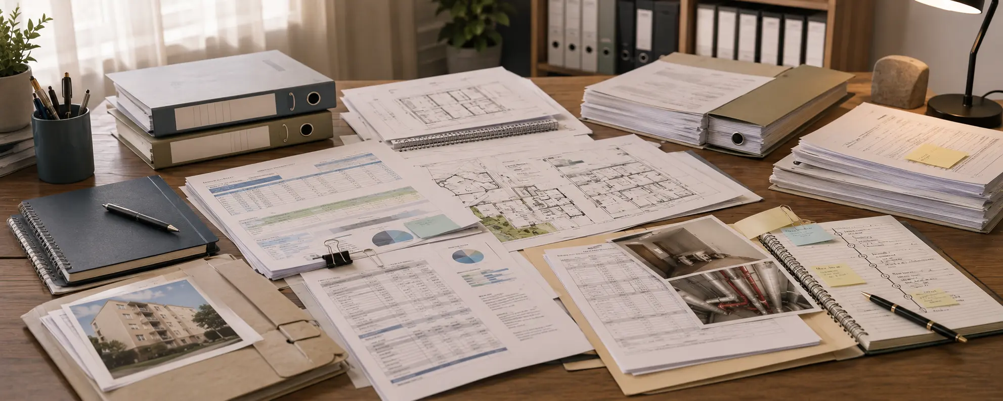 Dossier de litige copropriété structuré avec procès-verbaux, courriers, charges et chronologie