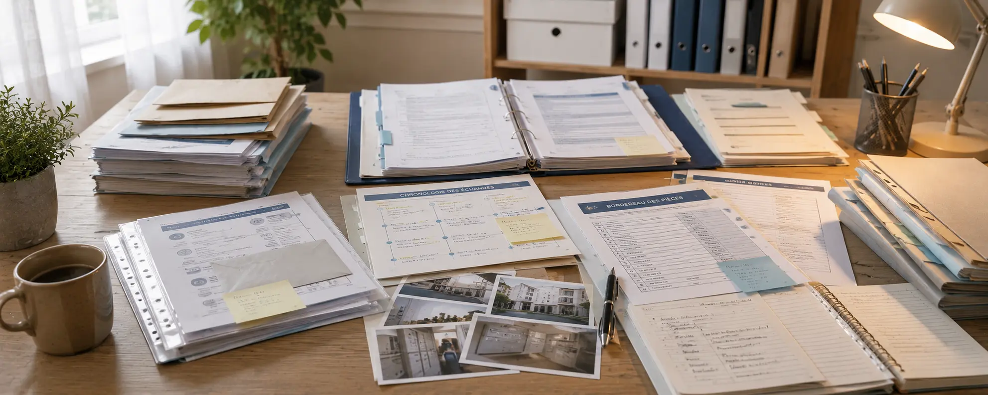 Dossier de contestation d'un refus de prestation CAF, CPAM ou retraite en cours de préparation